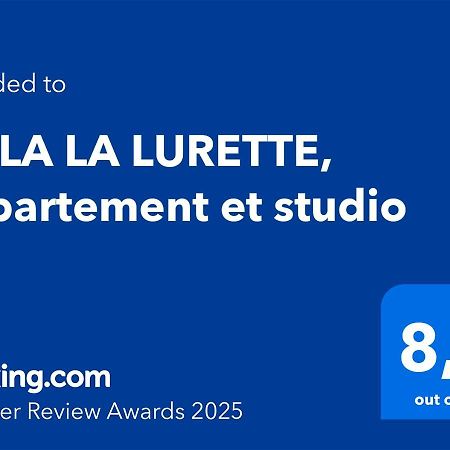 Villa La Lurette, Appartement Et Studio Saint-Étienne-les-Orgues Eksteriør bilde